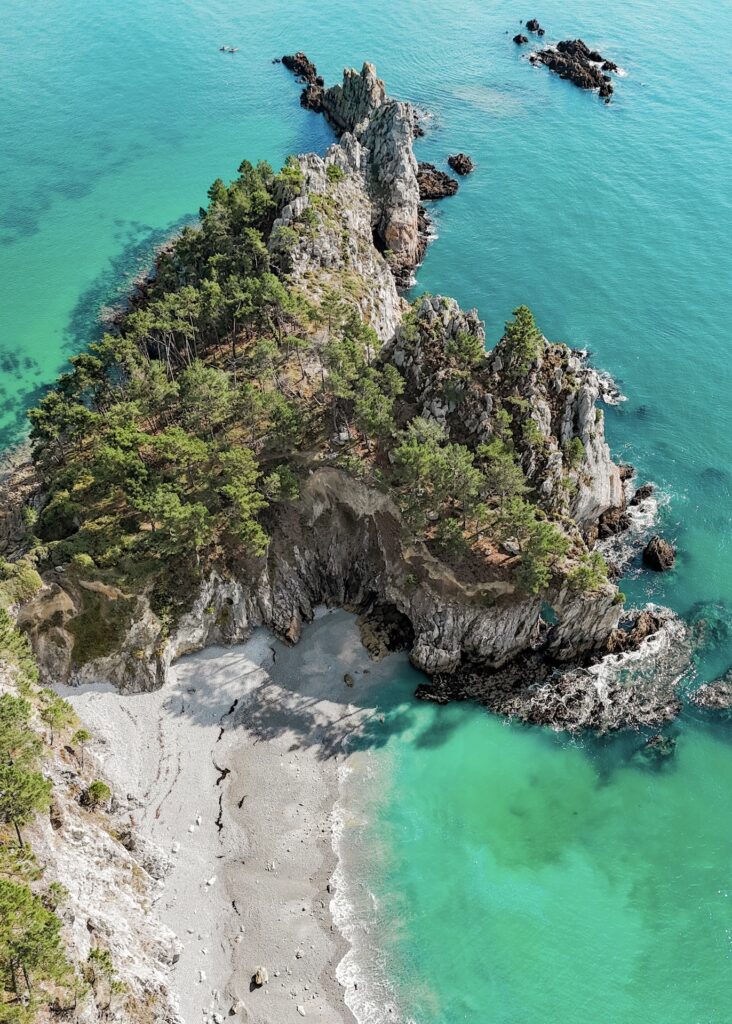 Plage de l'île vierge, Crozon