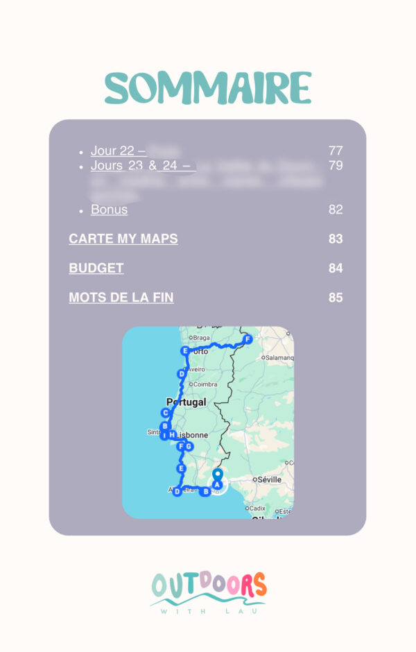 Roadbook Portugal : itinéraire 3 semaines en van (format PDF) – Image 4