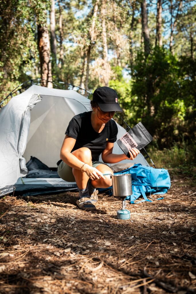 Repas lyophilisés bio et barres énergétiques CooknRun pour un trek de 5 jours en Laponie