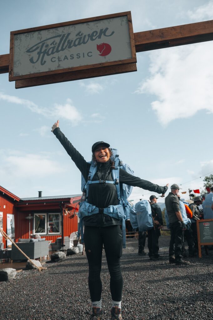 Arrivée à Abisko après 6 jours de randonnée sur le Kungsleden