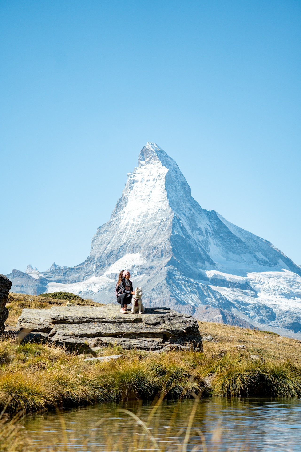 Randonnée des 5 lacs à Zermatt avec vue sur le Cervin, Suisse
