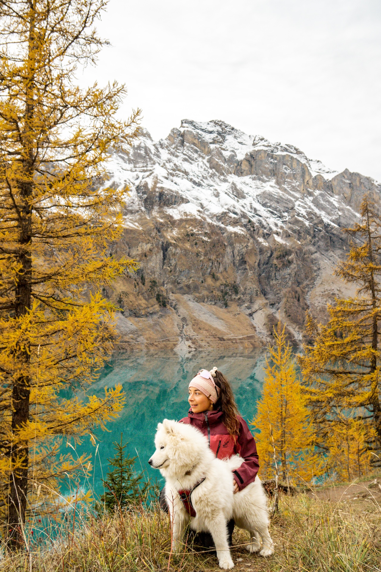 Barrage de Tseuzier dans le Valais, randonnée facile autour du lac