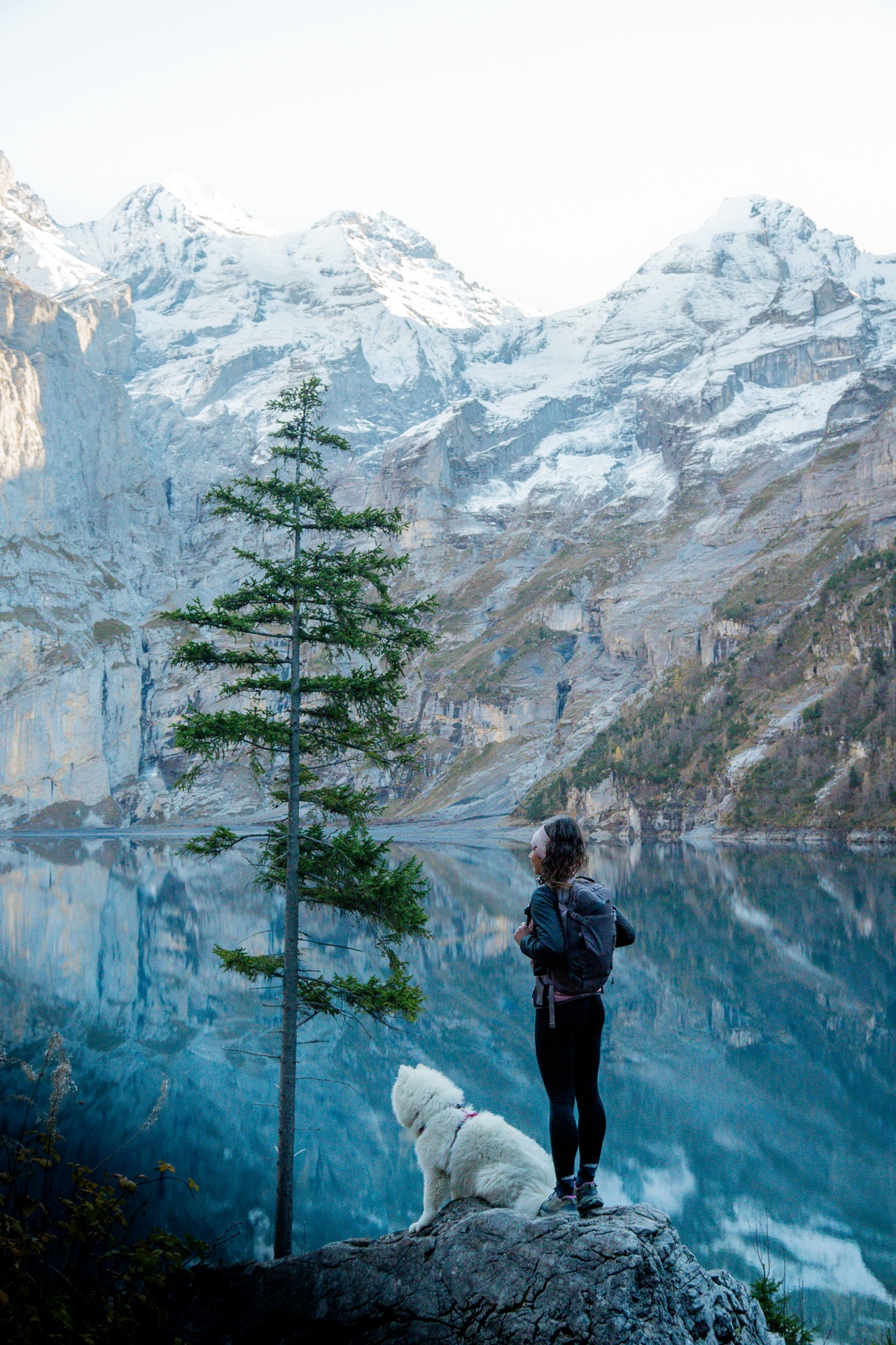 Lac d’Oeschinensee à Kandersteg, site classé UNESCO en Suisse