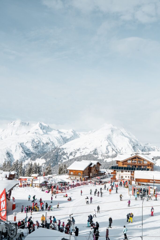 Domaine skiable de La Rosière reliant la France et l’Italie