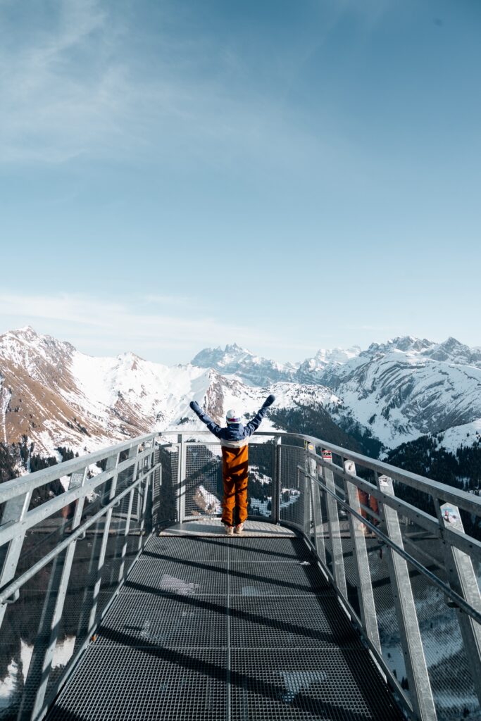 Passerelle du Pas de l’Aigle à Morzine dans les Portes du Soleil