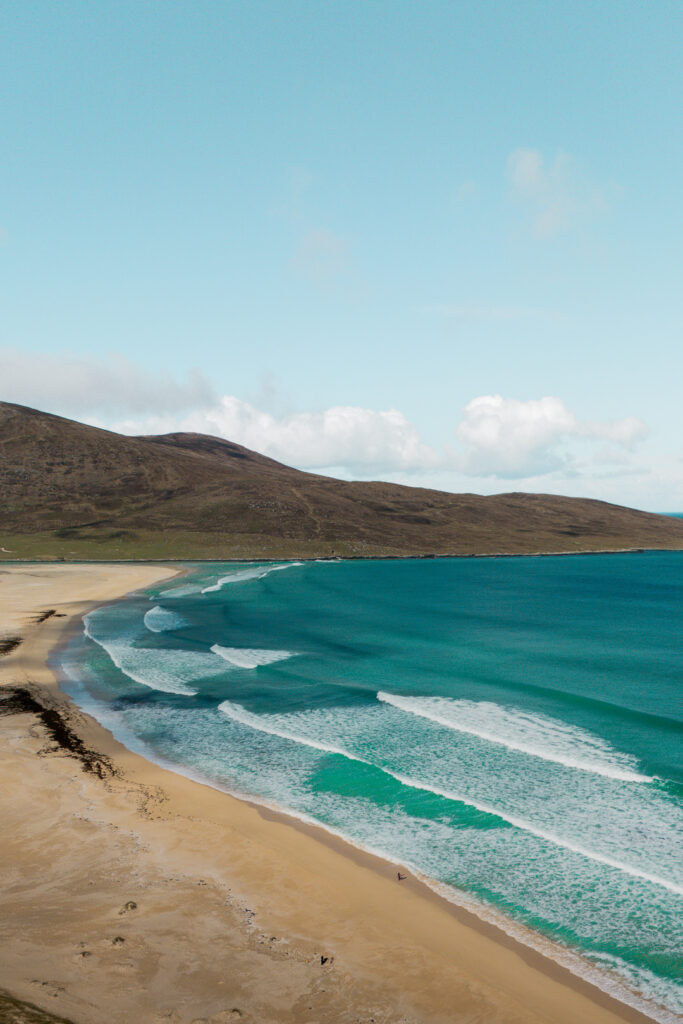 Plage de Scarista, Surf trip en Ecosse