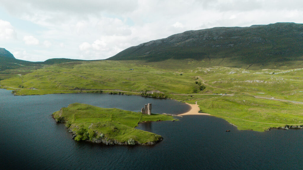 Ardvreck Castle sur la NC500 en Ecosse