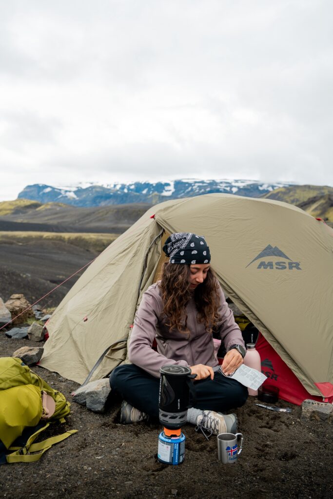 Équipement pour le trek du Laugavegur en Islande